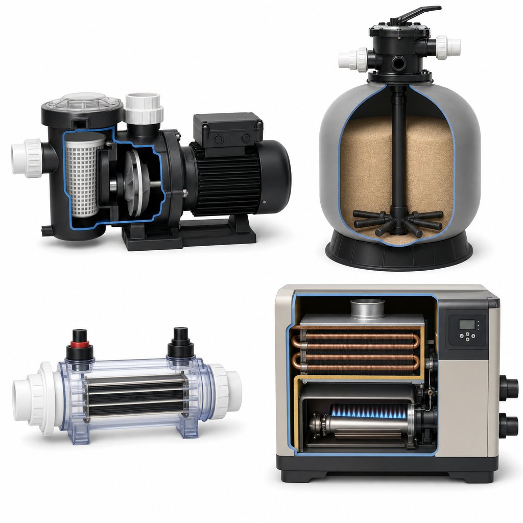Pool Equipment Guide: Pumps, Filters, Heaters & More